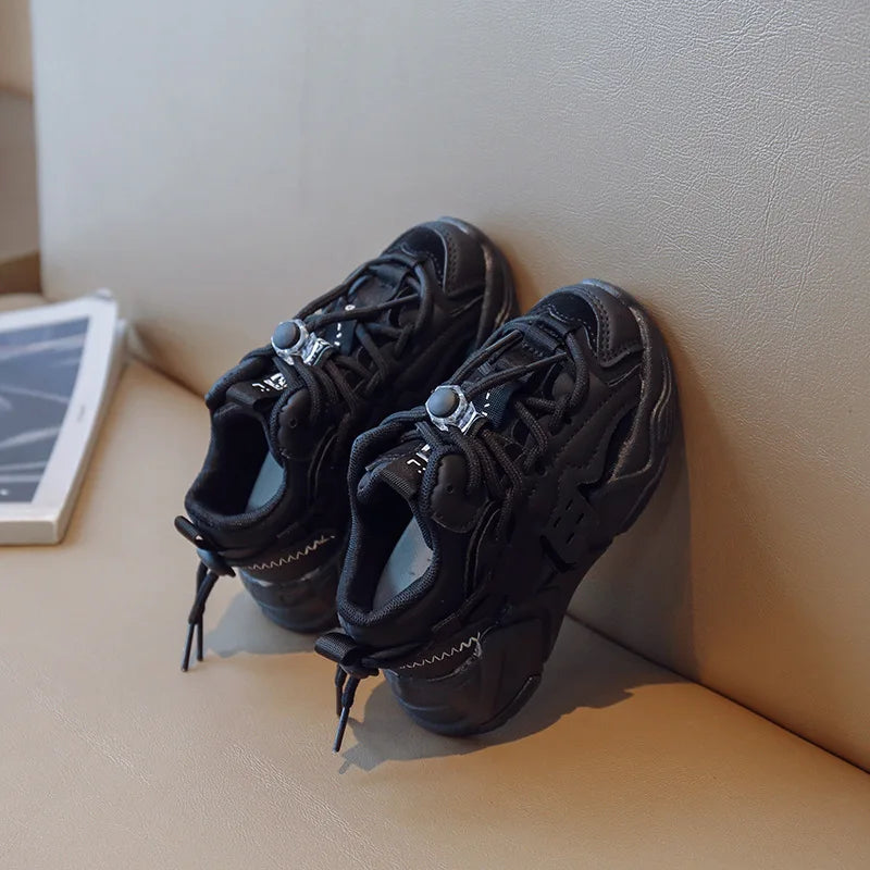 Kids Plush Sneakers: Waterproof and Comfortable Sports Shoes