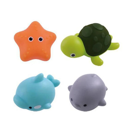 LED Light-Up Cute Animals Bath Toy for Kids