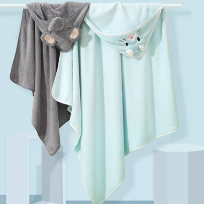 Super Soft Hooded Baby Towels: Cozy Bath Blanket