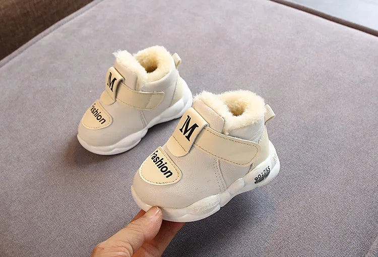 New Soft Non-slip Baby Sneakers: Winter Warm First Walkers