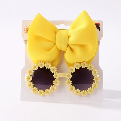 Fashion Baby Girls' Sunglasses and Hair Band Set