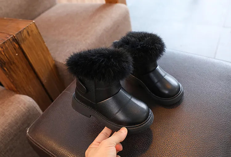 Kids' Winter Snow Boots - Waterproof, Windproof, Warm, and Comfortable