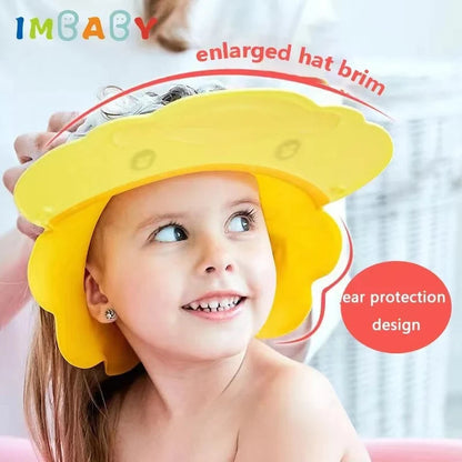 Kids Visor Shampoo Cap - Hippo Style
