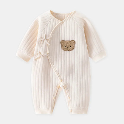 Cotton Newborn Onesie for 0-6M Babies