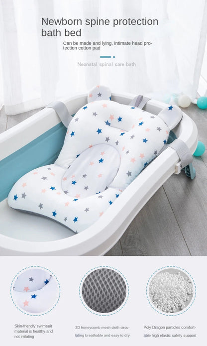 Portable Newborn Bath Support Pad - Comfortable and Foldable