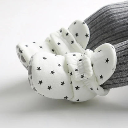 Newborn Baby First Walkers - Soft Anti-slip Crib Shoes