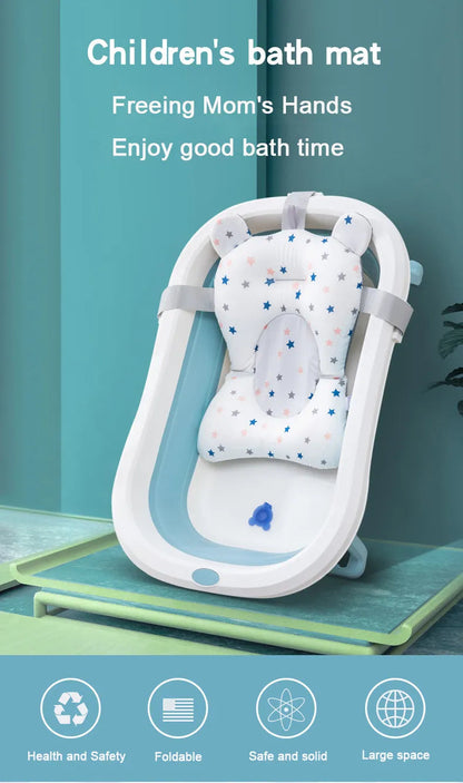 Baby Bath Support Mat - Anti-Slip & Comfortable
