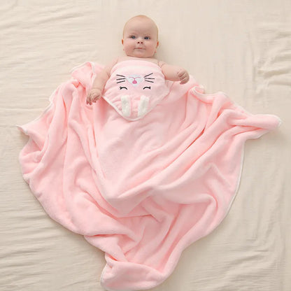 Super Soft Hooded Baby Towels: Cozy Bath Blanket