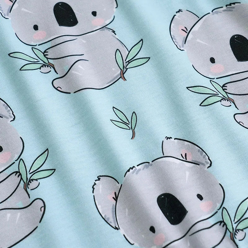 Koala Print Newborn Romper (0-18 Months)