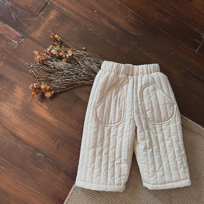 Elastic Waist Cotton Harem Pants - Kid's Spring/Autumn Trousers