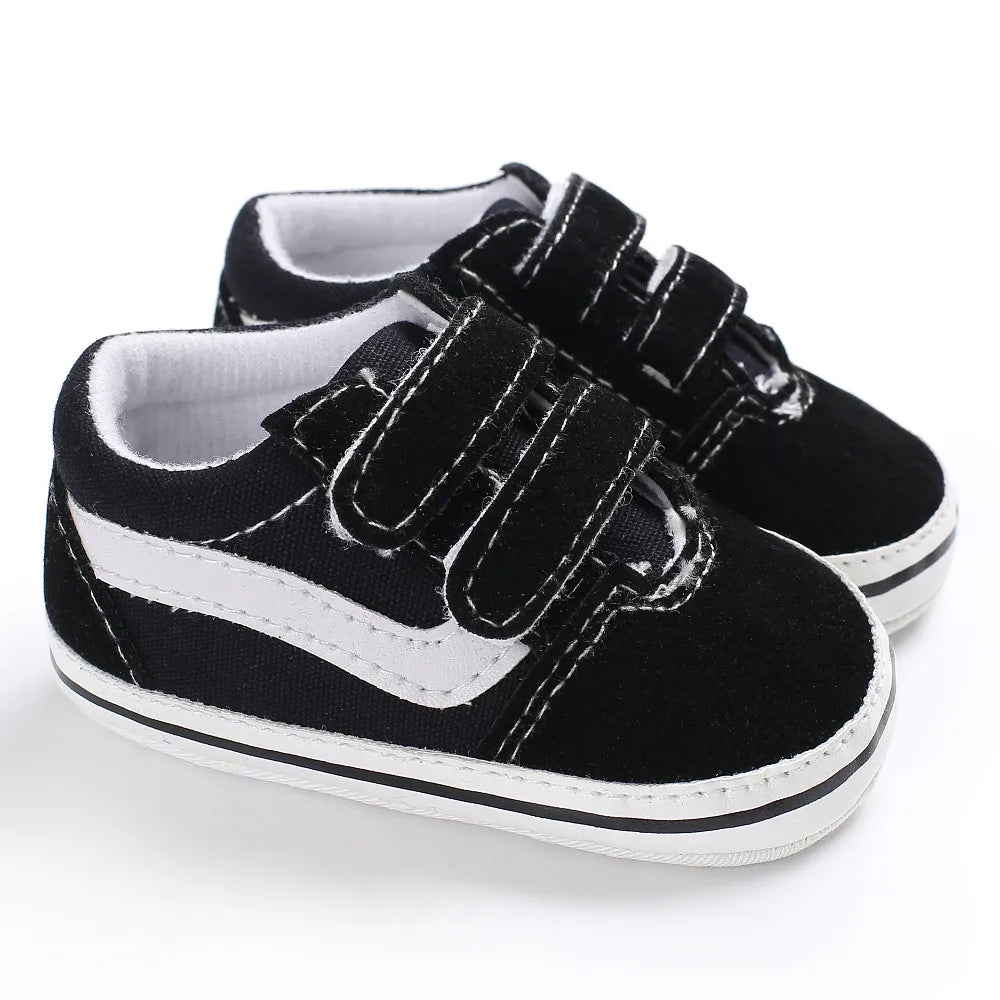 Canvas Sneakers: Stylish First Walkers for Newborns