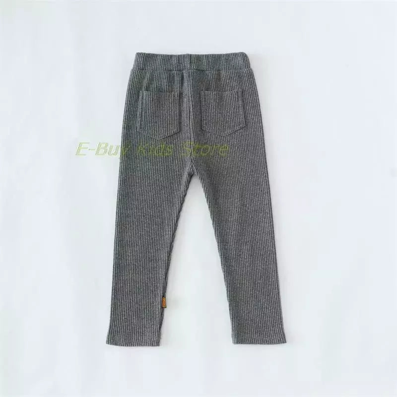 Vertical Stripes Cotton Pants - Stylish Leggings for Kids