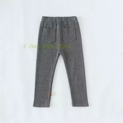 Vertical Stripes Cotton Pants - Stylish Leggings for Kids
