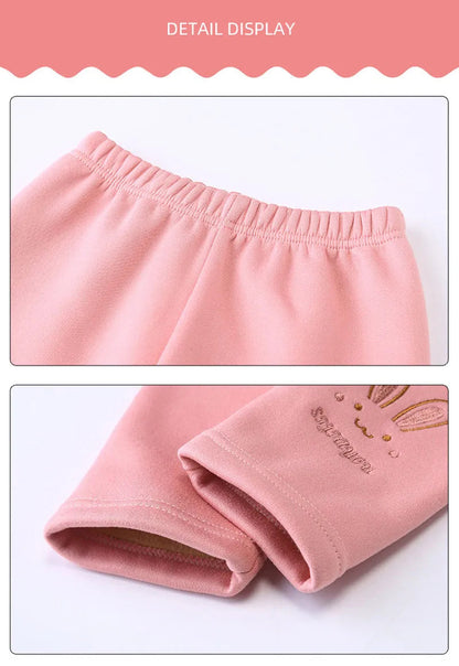 Cute Rabbit Leggings - Warm & Cozy for Girls (Autumn/Winter)