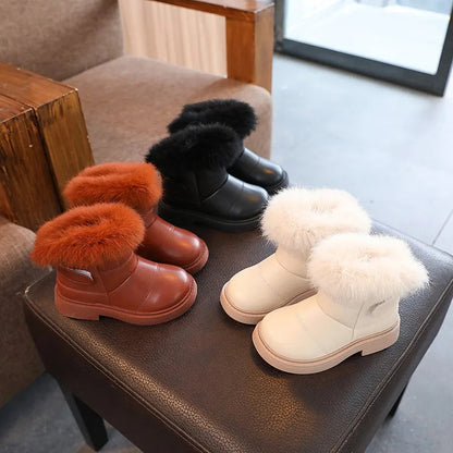 Kids' Winter Snow Boots - Waterproof, Windproof, Warm, and Comfortable