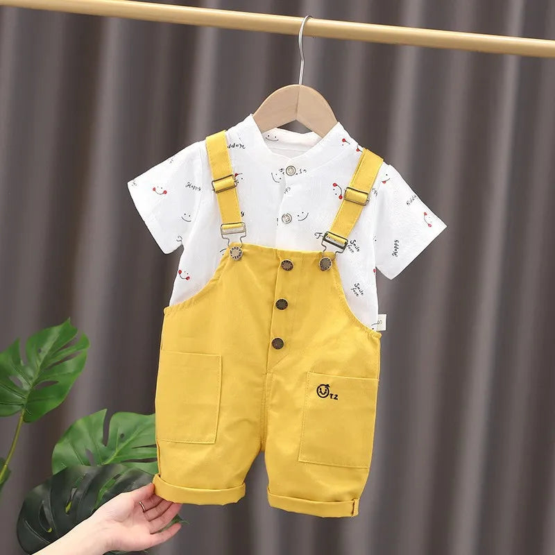 New Summer Baby Casual Tracksuit Set