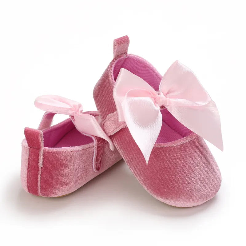 Princess Shoes - Baby Girls' Bow Flat Shoes for First Steps