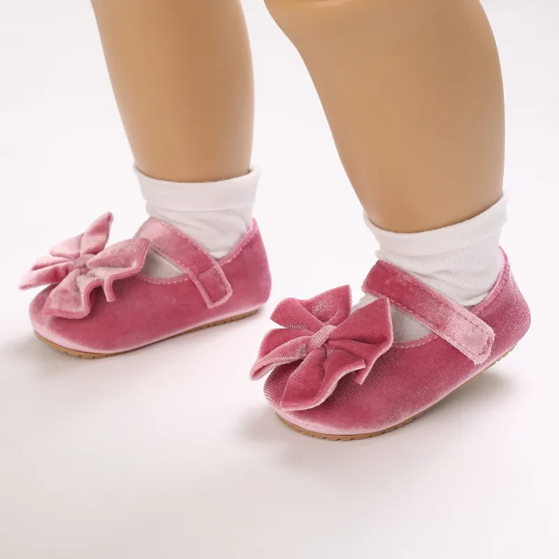 Princess Shoes - Baby Girls' Bow Flat Shoes for First Steps