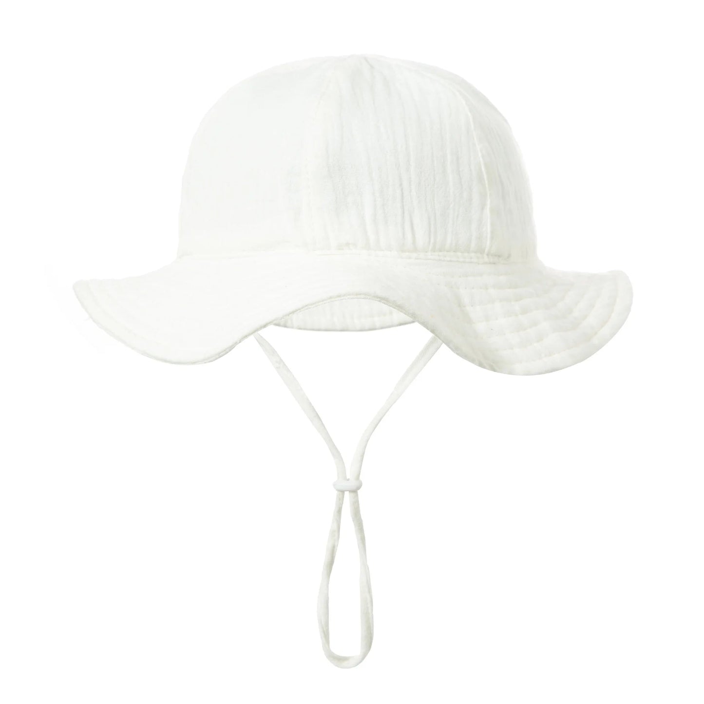 Summer Baby Cotton Bucket Hat: Sunscreen Outdoor Cap