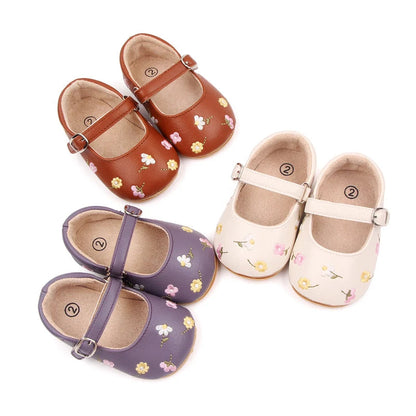 Baby Summer Sandal Cute Embroidery Flower