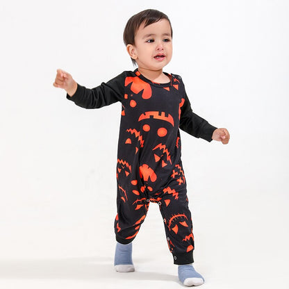 Family Matching Pajamas Set In Halloween Party Costumes