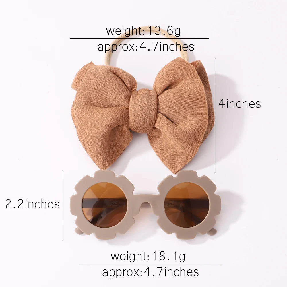 Fashion Baby Girls' Sunglasses and Hair Band Set