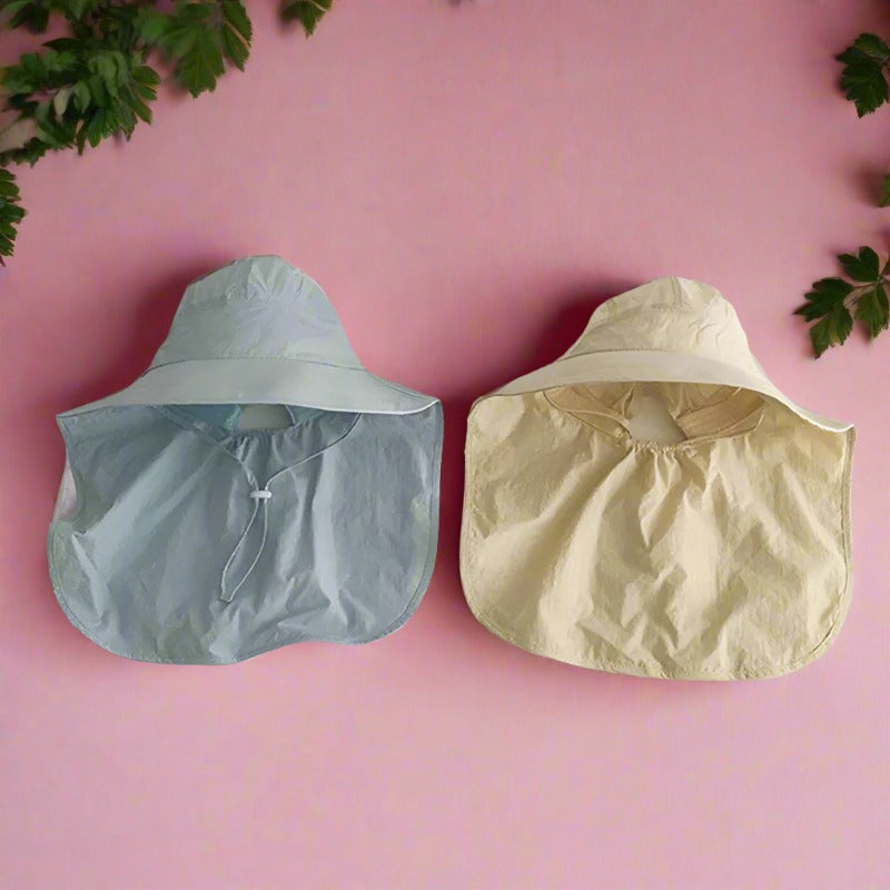 Quick-Dry Fisherman Hat: Cartoon Sunshade Cap for Kids