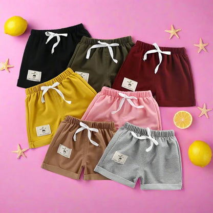 Casual Solid Baby Boy Shorts(4 Months - 5 Years)