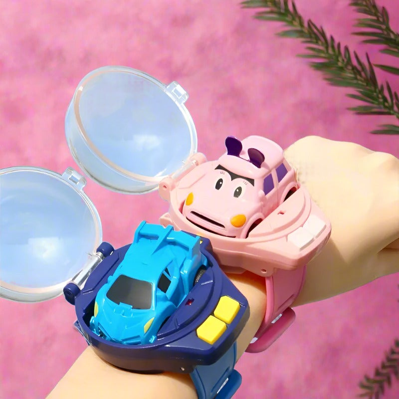 Kids Mini Watch Remote Control Car - USB Charging, Birthday Gift