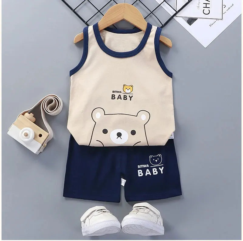 Summer Children's Sports Clothes: Stylish Set