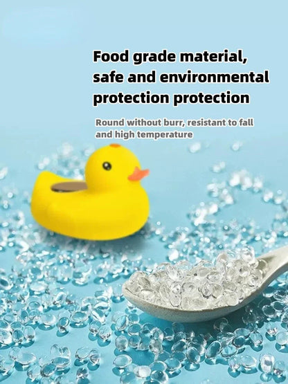 Little Yellow Duck Baby Bath Thermometer: Floating Waterproof Safety Sensor
