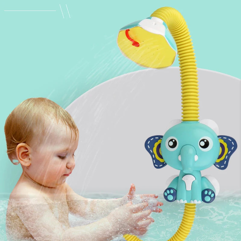 Elephant Faucet Shower Water Spray Bath Toy for Kids