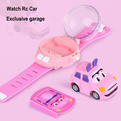 Kids Mini Watch Remote Control Car - USB Charging, Birthday Gift