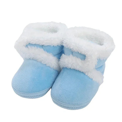 Newborn Baby First Walkers - Soft Anti-slip Crib Shoes