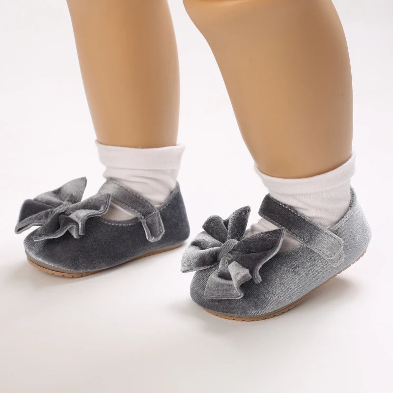 Princess Shoes - Baby Girls' Bow Flat Shoes for First Steps