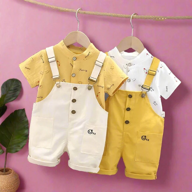 New Summer Baby Casual Tracksuit Set
