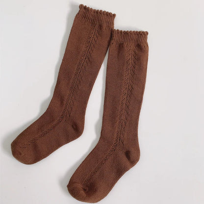 Cotton Knee-High Socks: Breathable & Stylish