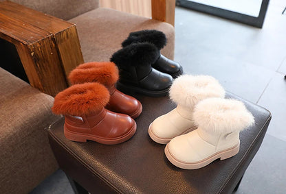 Kids' Winter Snow Boots - Waterproof, Windproof, Warm, and Comfortable