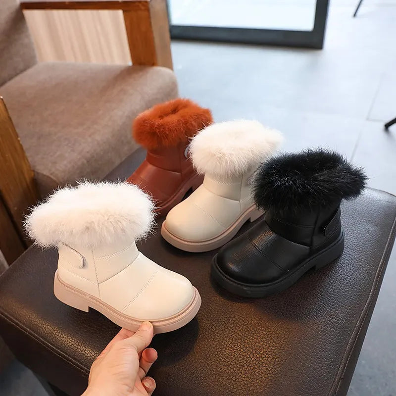 Kids' Winter Snow Boots - Waterproof, Windproof, Warm, and Comfortable
