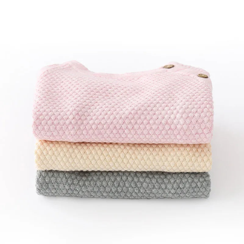 Knitted Pajama Set for Baby - Cozy cotton clothes set