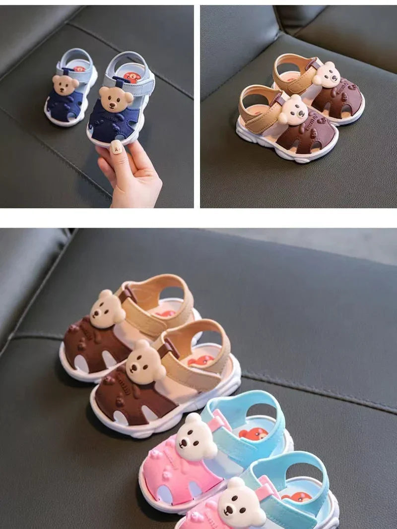 Baby Beach Sandals - Comfortable Cartoon Toddler Sandals