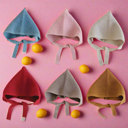Kids Knit Wool Hat: Warm Solid Color Cap