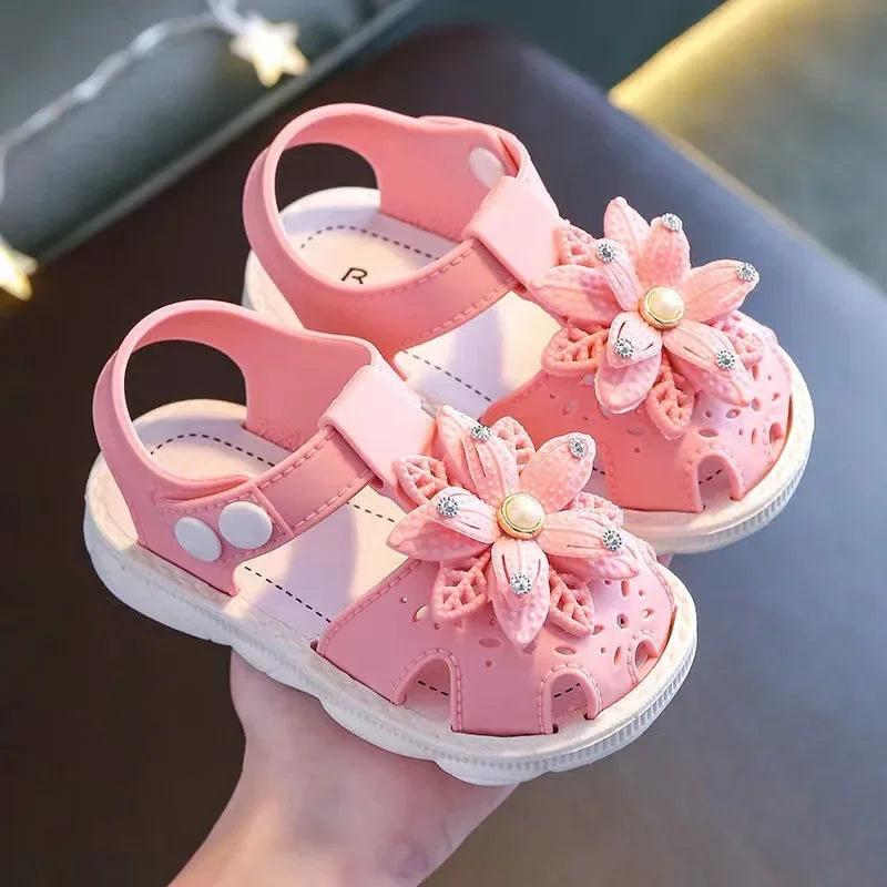 Bow Summer Sandals for Baby Girls