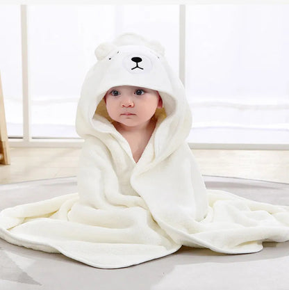 Hooded Cartoon Baby Bath Towels
