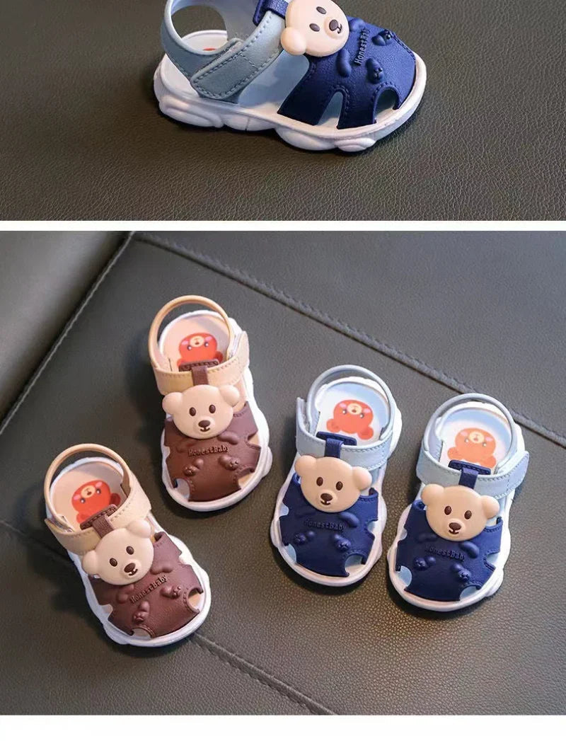 Baby Beach Sandals - Comfortable Cartoon Toddler Sandals