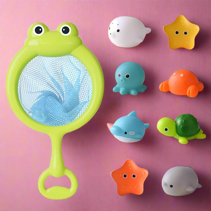 LED Light-Up Cute Animals Bath Toy for Kids