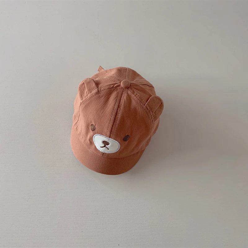 Cute Bear Ears Baby Baseball Cap: Stylish Comfort for Little Ones!