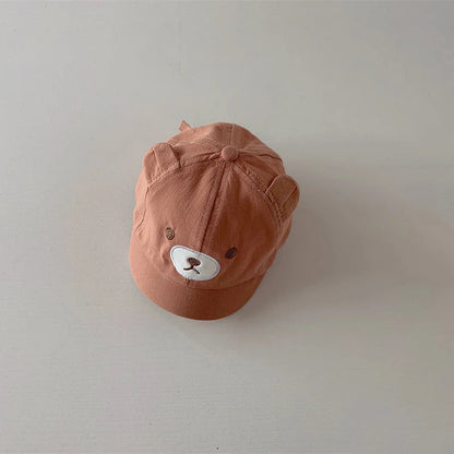 Cute Bear Ears Baby Baseball Cap: Stylish Comfort for Little Ones!