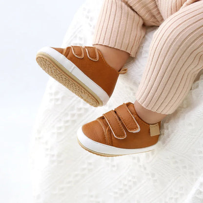 New Retro Leather Baby Shoes - Multicolor Toddler Moccasins