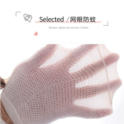 Set Socks Of  Mesh Thin Bow For Girls